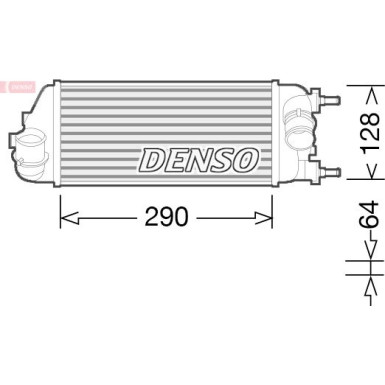 Denso | Ladeluftkühler | DIT09115