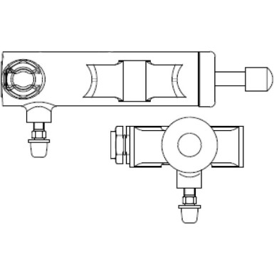 BOSCH | Nehmerzylinder, Kupplung | 0 986 486 597