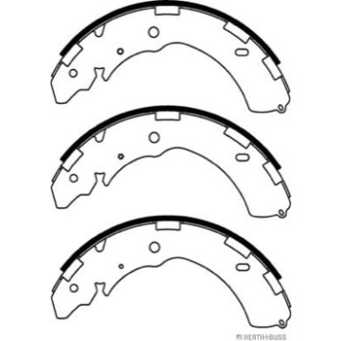 Herth+Buss Jakoparts | Bremsbackensatz | J3505043