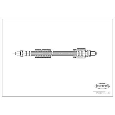 Corteco | Bremsschlauch | 19026906