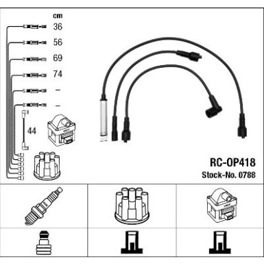 NGK | Zündleitungssatz | 0788