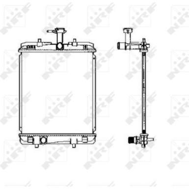 NRF | Kühler, Motorkühlung | 53459