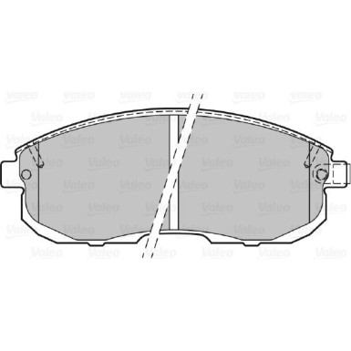 Valeo | Bremsbelagsatz, Scheibenbremse | 301011