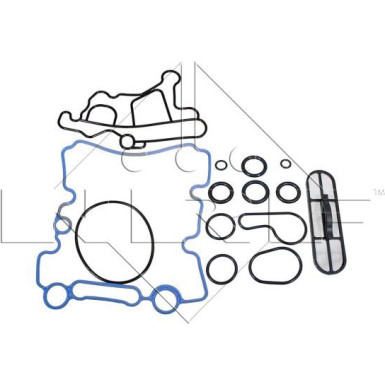 NRF | Ölkühler, Motoröl | mit Dichtung | 31235