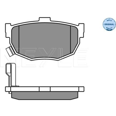 Meyle | Bremsbelagsatz, Scheibenbremse | 025 215 5314/W