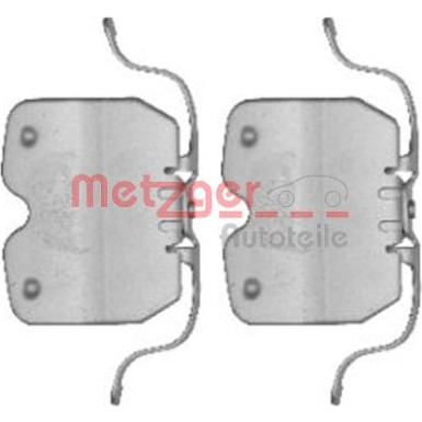 Metzger | Zubehörsatz, Scheibenbremsbelag | 109-1759