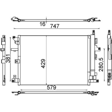 Mahle | Kondensator, Klimaanlage | AC 635 000S