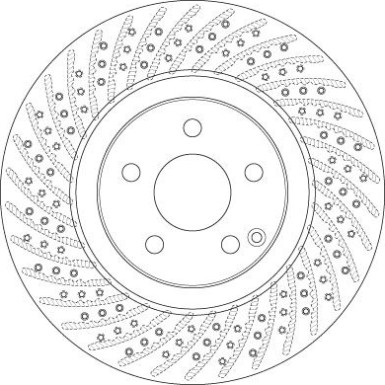 TRW | Bremsscheibe | DF6433S