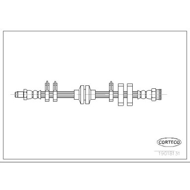 Corteco | Bremsschlauch | 19018131