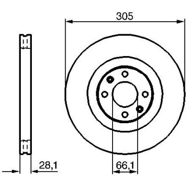 BOSCH | Bremsscheibe | 0 986 479 024