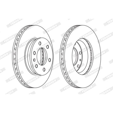 Ferodo | Bremsscheibe | FCR310A