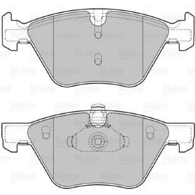 Valeo | Bremsbelagsatz, Scheibenbremse | 601283
