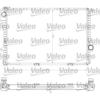 Valeo | Kühler, Motorkühlung | 734277