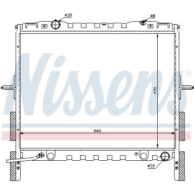 Nissens | Kühler, Motorkühlung | 66658