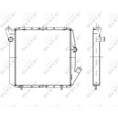 NRF | Kühler, Motorkühlung | 52026