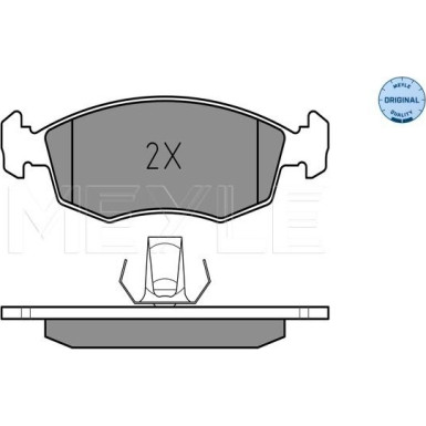 Meyle | Bremsbelagsatz, Scheibenbremse | 025 235 5218