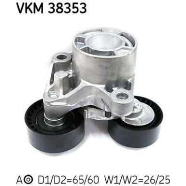 SKF | Spannrolle, Keilrippenriemen | VKM 38353