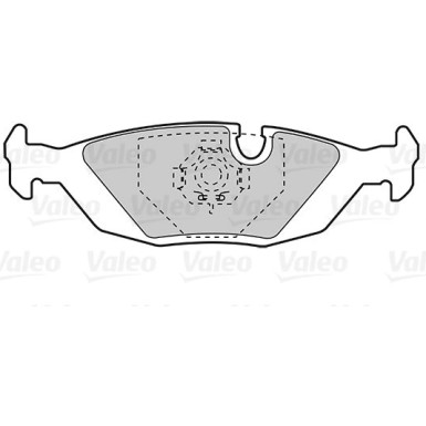 Valeo | Bremsbelagsatz, Scheibenbremse | 301103