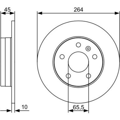 BOSCH | Bremsscheibe | 0 986 479 516