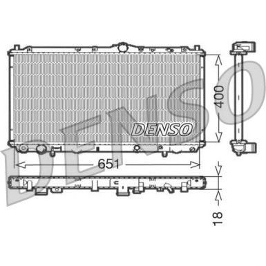 Denso | Kühler, Motorkühlung | DRM33061