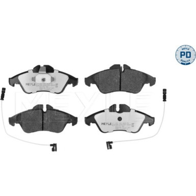 Meyle | Bremsbelagsatz, Scheibenbremse | 025 239 9020/PD