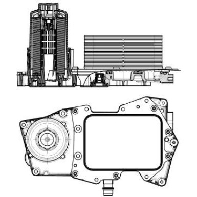 NRF | Ölkühler, Motoröl | 31827