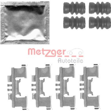 Metzger | Zubehörsatz, Scheibenbremsbelag | 109-1812