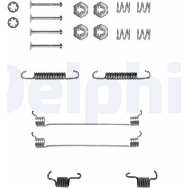 Delphi | Zubehörsatz, Bremsbacken | LY1055