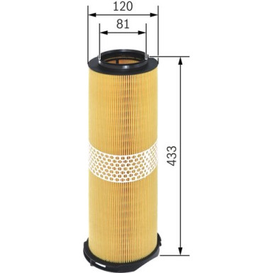 BOSCH F 026 400 205 Luftfilter