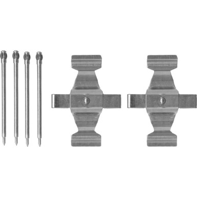 BOSCH | Zubehörsatz, Scheibenbremsbelag | 1 987 474 338