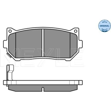 Meyle | Bremsbelagsatz, Scheibenbremse | 025 234 5513/W