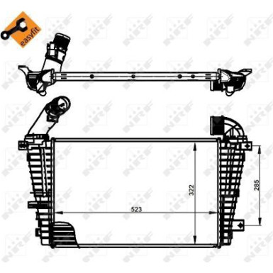 NRF | Ladeluftkühler | 30302
