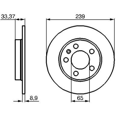 BOSCH | Bremsscheibe | 0 986 478 481