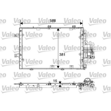 Valeo | Kondensator, Klimaanlage | 817843