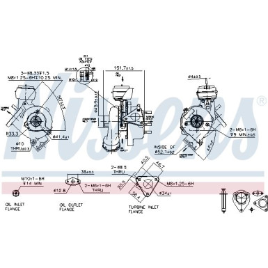 Nissens | Lader, Aufladung | 93043