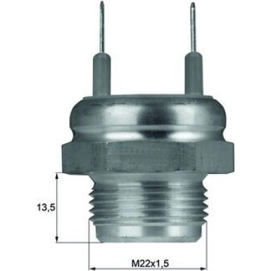 Mahle | Temperaturschalter, Kühlerlüfter | TSW 10D