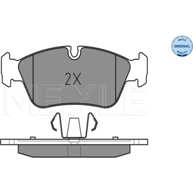 Meyle | Bremsbelagsatz, Scheibenbremse | 025 239 3517
