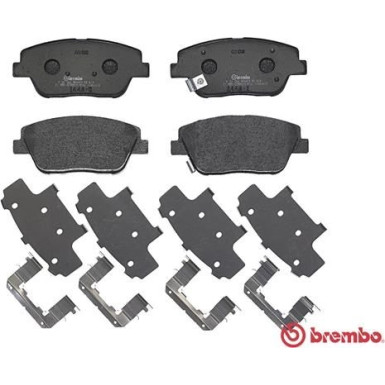 Brembo | Bremsbelagsatz, Scheibenbremse | P 30 066