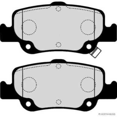 Herth+Buss Jakoparts | Bremsbelagsatz, Scheibenbremse | J3612039