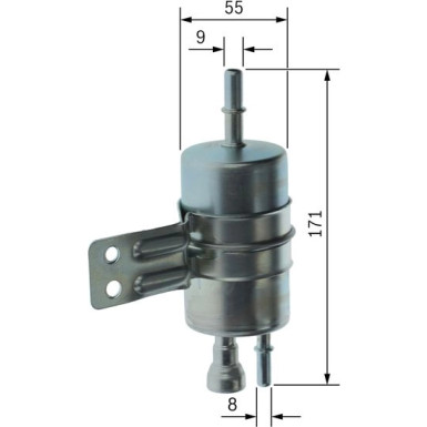 BOSCH | Kraftstofffilter | F 026 403 761