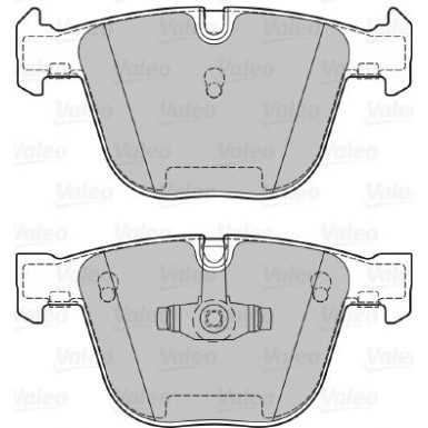 Valeo | Bremsbelagsatz, Scheibenbremse | 601127