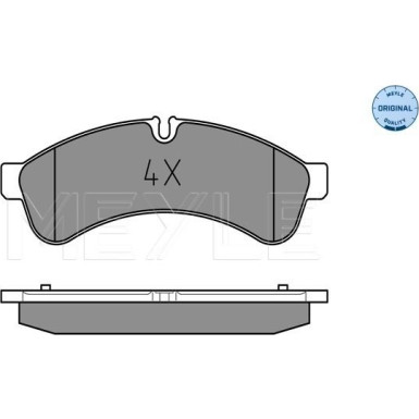 Meyle | Bremsbelagsatz, Scheibenbremse | 025 292 3122
