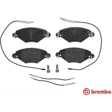 Brembo | Bremsbelagsatz, Scheibenbremse | P 61 071