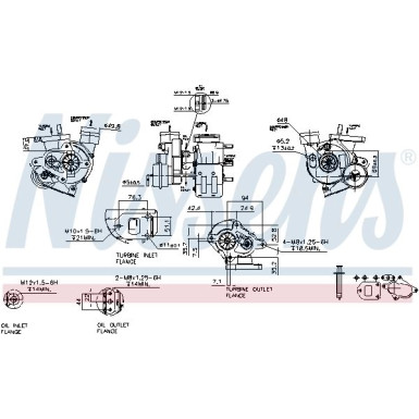 Nissens | Lader, Aufladung | 93027