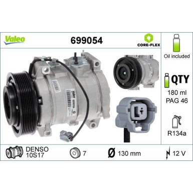 Valeo | Kompressor, Klimaanlage | 699054