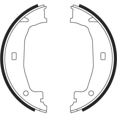 TRW | Bremsbackensatz, Feststellbremse | GS8432
