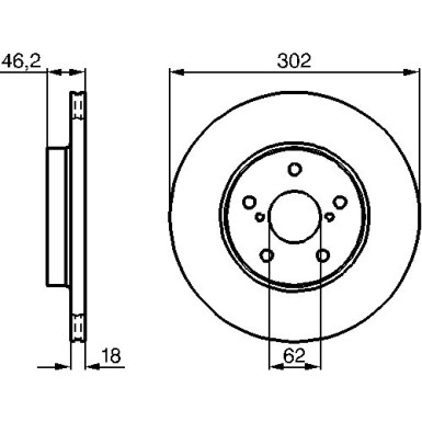 BOSCH | Bremsscheibe | 0 986 478 490