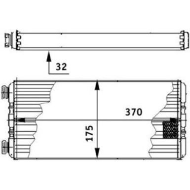 Mahle | Wärmetauscher, Innenraumheizung | AH 131 000P