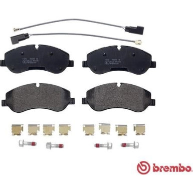 Brembo | Bremsbelagsatz, Scheibenbremse | P 24 152