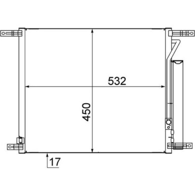 Mahle | Kondensator, Klimaanlage | AC 707 000S